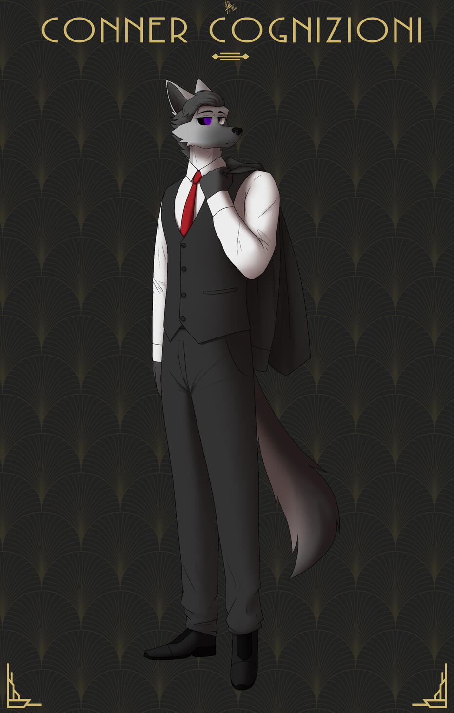 Conner being a 1920s mafia boss